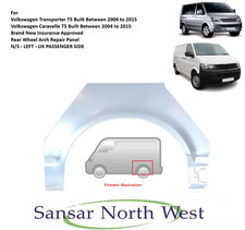 VW Volkswagen Caravelle T5 Passenger Rear Wheel Arch Repair Panel N/S LEFT