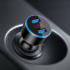 3.1A USB Car Phone Charger Cigarette Lighter Digital LED Voltmeter Accessories