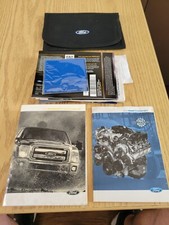 2013 Ford F250 F350 Diesel Pickup Truck Owners Manual In Black Case