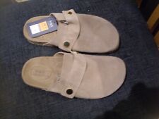 M & S LADIES SUEDE SLIP ON MULES - BEIGE - UK SIZE 3 - STANDARD FIT - BNWT