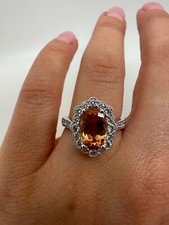 Platinum Cluster Oval Imperial