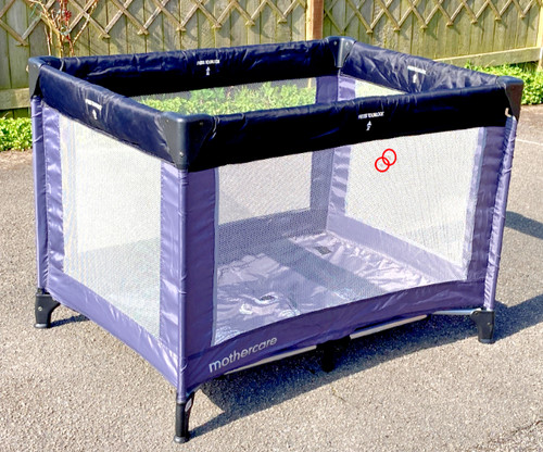 Mothercare clouds travel cot - travel,