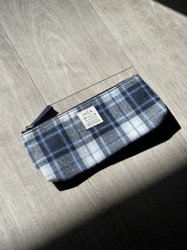 Jack wills checked pencil case - jack,