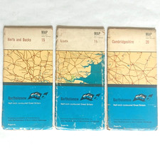 3 x Bartholomew Half-Inch maps