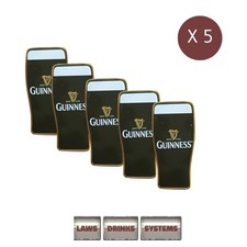 Guinness Pin Badges Beer Glass