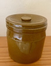 Vintage Stoneware Jar Glazed