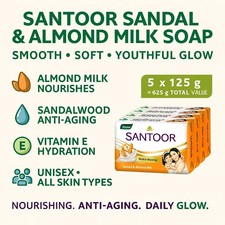 Santoor Sandal & Almond Milk