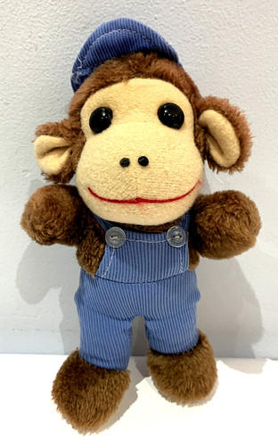 Vtg monkey dressed blue - dressed,