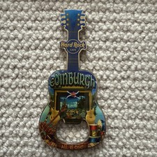 Hard Rock Cafe Bottle Opener Magnet Edinburgh V11