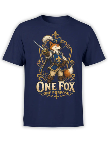 Musketeer fox shirt unisex - fox, |