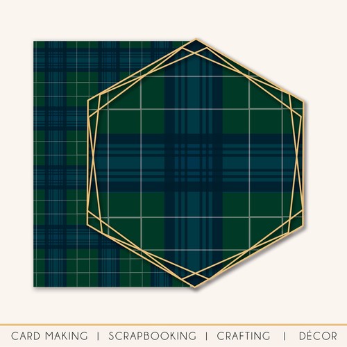 Tartan pattern scrapbooking - tartan,