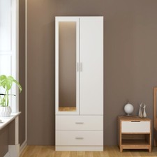 2 Door Mirrored Wardrobe 2