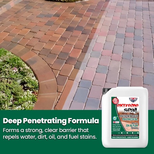 Wet look and patio sealer - and,