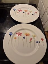 Royal Stafford "Scattered Flowers" Dinner Plates X2.  Seconds. Brand New