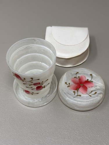 Vintage hand painted flower - vintage,