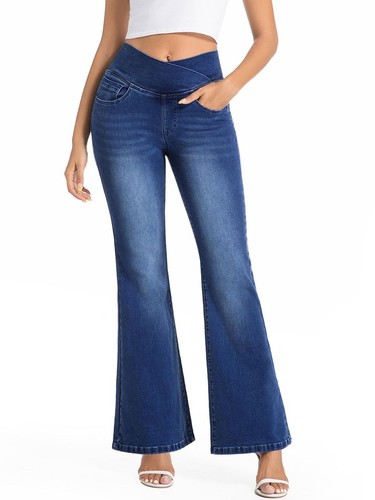 Women pull flare jeans - flare,