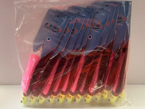 Red tail hawk jig - red,