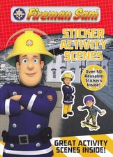 Fireman Sam Reusable Sticker Activity Scenes Playset