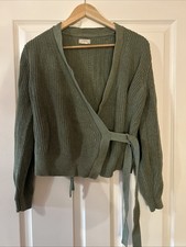 Fat Face Green Cardigan Size 10