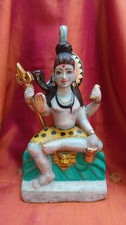Shiva Statue Antique Marble