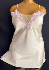 Pre Primark Secret Possessions Babydoll, Yellow Liquid Satin & Lace, UK 16-18