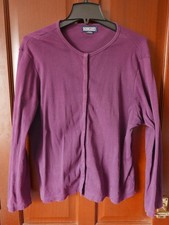 Lands' End Ladies Cardigan, Size Large Regular (UK 14 - 16), Aubergine