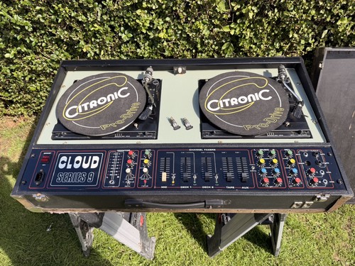 Vintage twin dj disco - vintage,