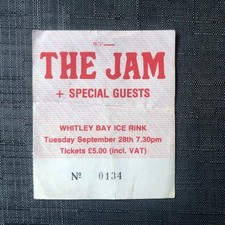 The Jam Paul Weller ticket