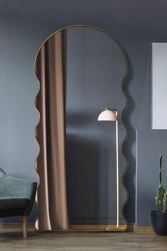 Mirroroutlet gold metal tray - mirroroutlet,