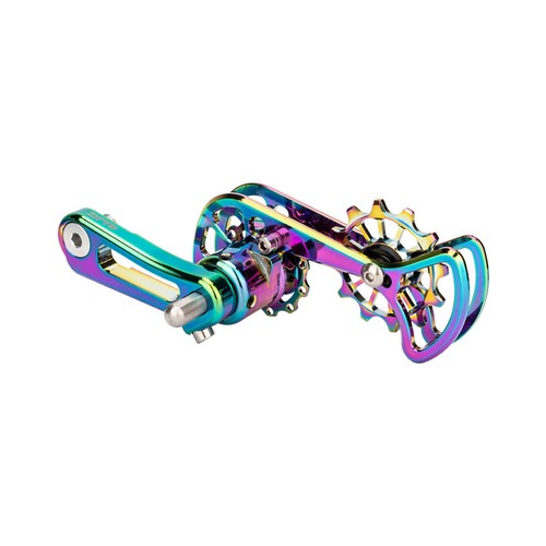 Cycle chain tensioner - with, two