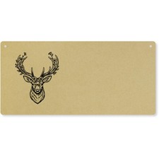 Floral stag head - head', large
