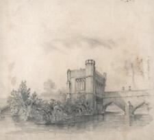 Antique Pencil Drawing -