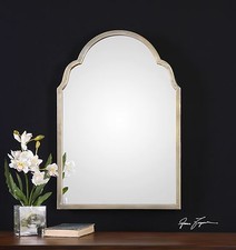 Silver Shaped Arch Wall Vanity
