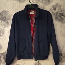 Mens jump the gun Brighton Harrington Jacket Size M Blue NWOT 