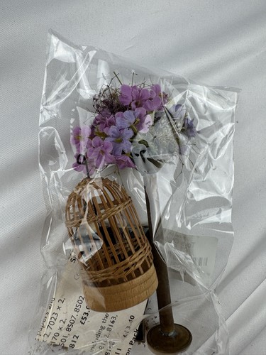 Miniature bird cage - bird,