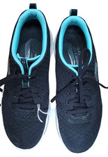 Skechers ArchFit Go Walk Black Trainers UK Size 4 Comfortable Shoes