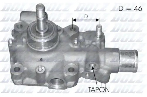 Water pump b121 - water, iveco
