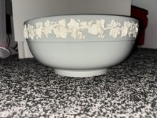 Wedgwood Large Grey Fruit Bowl Wedgwood Embossed Queensware Wedgwood England
