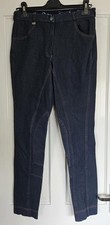 Shires Saddlehuggers Ladies Jodhpurs Denim Equestrian Riding Breeches Size 30S