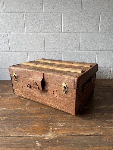 Vintage canvas steamer - vintage,