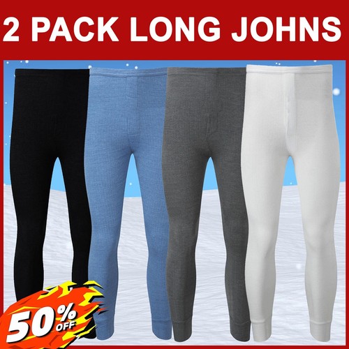Pack mens long johns bottoms - 2,