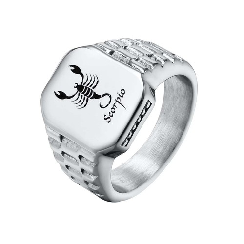 Zodiac signet stainless - 12,