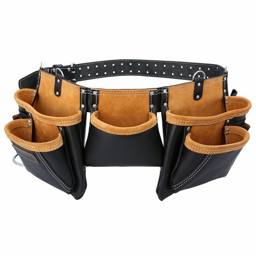 Leather tool belt pocket - tool, 11