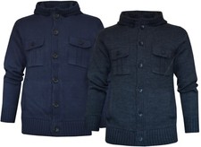 Hooded Button Up Cardigan