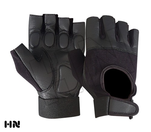 Gel padded leather - leather, gloves
