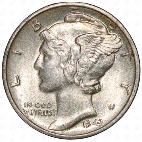 1943 usa mercury - usa, dime