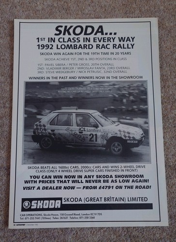 Skoda favorit 1992 rally - 1992,