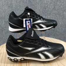 Reebok Shoes Mens 13 HexRide Baseball Cleats Sneakers Black Lace Up Low Top NEW