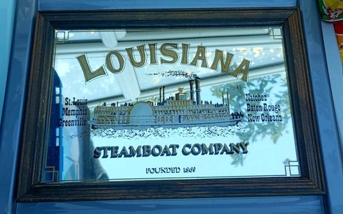 Vintage louisiana steamboat - vintage,