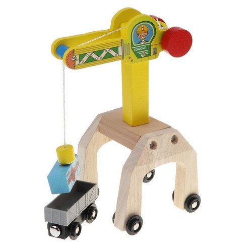 Wooden crane and - freight, wagon